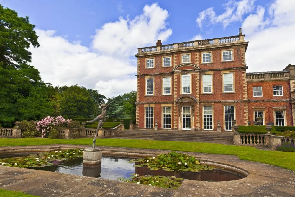 Historic building with gardens